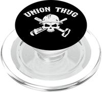 Mens Skull Skilled Labor Day Construction Worker Union Thug PopSockets PopGrip per MagSafe