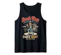 Mens Sock Hop Costume 1950s Rock And Roll Party Outfit Canotta
