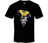 Men's Steel Kotetsu Koutetsu Jeeg Super Robot 70's Anime Cartoon Vintage T Shirt Black