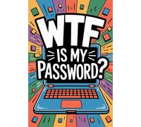 Mens Stocking Stuffers: Password Book: WTF Is My Password: Small and Christmas Help Gifts for Seniors
