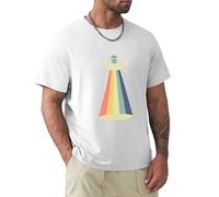 Men's Storm Area 51 T-Shirt Vintage Alien - Standard T-Shirt White XXL