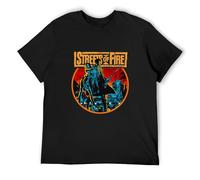 Men's Streets of Fire - A Rock N Roll Fable - 80 Classic - Unisex 100% Cotton T-Shirts Black M