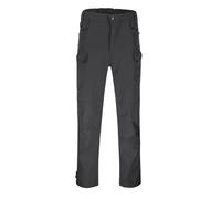 Mens Stretch Cargo Trousers Softshell Work Pants Slim Fit Outdoor Utility Bottoms Durable Lightweight Abrasion Resistant Hiking Walking Travel Tactical Everyday Wear, 06-Grey, L