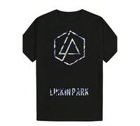 Men'S Summer Casual Crew Neck T-Shirt, 100% Cotton Knit Fabric, Regular Fit, Slight Stretch, 220g/m², Graphic Tee with Linkin Park Design KOMFORT & SICHERHEIT - Das Kinder-T-Shirt aus 100 % Baumwolle 