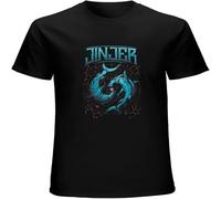 Men's Summer T Shirt Ultimate jinjer Pure Cotton is More Hygroscopic Black M