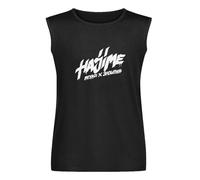 Men's Summer Vest Tank Hajime Miyagi & Эндшпиль Andy Panda Russian Hip Hop Band Men's Sleeveless T Shirt Casual Tops Clothing Black L