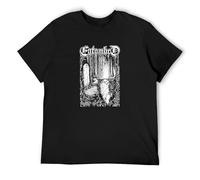 Men's T-Shirt Entombed Left Hand Path Black Extreme Metal Black 3XL