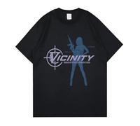 Men's T-Shirt Gothic Graphic Tops Cotton Y2k Aesthetic Short Sleeve Tee Fashion Clothes Streetwear Shirt