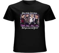 Men's T Shirt Julie And The Phantoms Yolo But You Can Rock Forever Tees Graphic Tee for Men Hand Wash Recommended Black 3XL