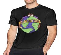 Men's T-Shirt Lil Tecca We Love You Tecca Men's Cotton Fashion O Neck Short Sleeve Black S