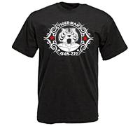 Men's T-Shirt Maglietta Tigerman Tiger Man l'Uomo Tigre Tiger Mask Cartoon Vintage Black L