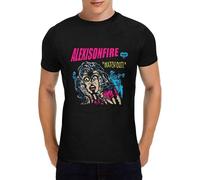 Men's T-Shirt New Alexisonfire Watch out Hard BlackSize Black S