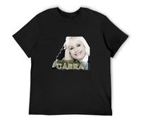 Mens T Shirt Raffaella Carra Shirt Carrà Trendy Unisex Cotton Coll Fashion M Black