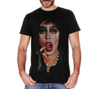 Mens T Shirt The Rocky Horror Picture Show Frank N Furter Movie Cult Musical Black 3XL