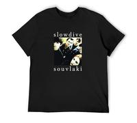 Men's T-Shirts Slowdive Souvlaki Hot Song 80S 90S Rock Black M