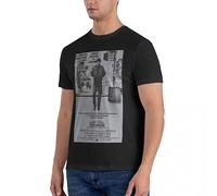 Men's T-Shirts Taxi Driver Poster Humorous Pure Cotton Black M