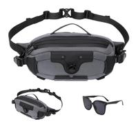 Men's Tactical Sports Waist Bag, Military Waterproof Casual Chest Bag, Utility Hip Pack for Outdoor Cycling Camping