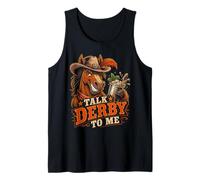 Men's Talk Derby to Me Funny Racing Horse Canotta