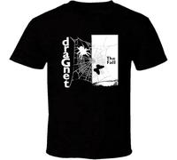 Men's The Fall Dragnet Alternative T Shirt Casual Graphic Tops Black M