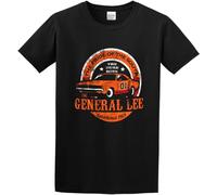 Men's The General Lee, Distressed Cotton T Camicie e T-Shirt(Medium)