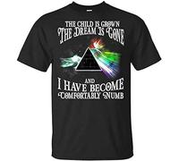 Men's The Is Grown The Dream Is Gone Comfortably Numb Black W Style Tee Shirt Colour38 T-Shirts Black XL