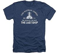Men's The Last Ship Apocalyptic Series USS Nathan James Adult Heather T-Camicie e T-Shirt Tee(Medium)