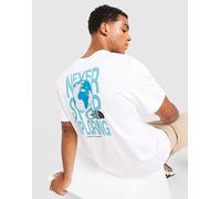 Mens The North Face Maglietta Globe Font - Bianco, bianco XL