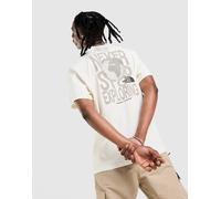Mens The North Face Maglietta Globe Font - Marrone, marrone S
