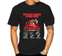 Men's The Rocky Horror Picture Show 45Th Anniversary 1975-2020 Signature Men Basic Models Tee Shirt T-Shirts Black S