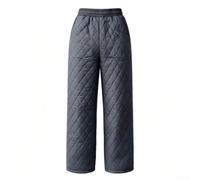 Men's Thick Quilted Thermal Pants Winter Warm Loose Fit(Gray L) | Thick quilted design, per maximum heat per retention, soft inner lining, ideal for freezing temperatures