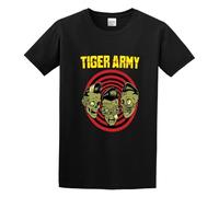 Men's Tiger Army Cotton T Shirt Black 3XL