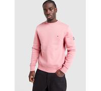 Mens Tommy Hilfiger Felpa Girocollo Small Logo - Rosa, rosa L