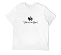 Men's Tomorrowland Short Sleeve Adult Cool Printed Pure Color Printing T-Shirts White S