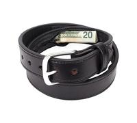 Men's Travel Money Belts, Leather Security Waist Belt, Hidden Zipper Pocket, Anti-Theft Cash Storage, Ideal for Outdoor Travel Use, 45.28x1.5 Inches, Black Color, 1 Piece