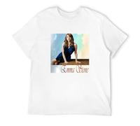 Men's Tribute To Emma Stone, Awesome Hot Actrees Mens T-Shirts White S
