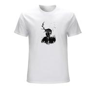 Men's True Detective Rust Percent Cotton Beach Tee Shirt Fun Short Sleeves Streetwear T-Shirts White XXL