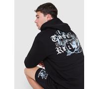 Mens True Religion Logo Full Zip Hoodie - Nero, nero XL