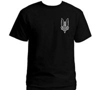 Men's UK British Air Special Forces SAS Army Mens Tee Shirt T-Shirts Black XXL