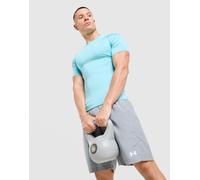 Mens Under Armour Maglia Compressione HeatGear Maniche Corte - Blu, blu XL