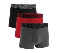 Boxer da uomo Under Armour M UA Perf Cotton 3in Taglia: M / Colore: grigio/rosso
