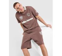 Mens Unlike Humans Goal Polo Shirt - Marrone, marrone M