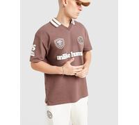 Mens Unlike Humans Goal Polo Shirt - Marrone, marrone S