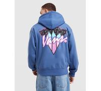 Mens Vans Felpa con Cappuccio Palm Drive Overhead - Blu, blu S