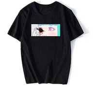 Men's Vaporwave Gross Aesthetic Anime Manga Otaku Cool Summer New Brand Men Hip Hop Men Casual T-Shirts Black M