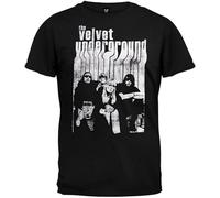 Men's Velvet Underground Band with Nico Fitted T Shirt Black L