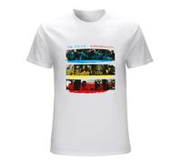 Men's Vems The Police Syncronicity T Shirt Rock N Roll Music Band Tee White M