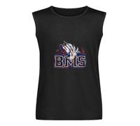 Men's Vest TankBlue Mountain BMS State Goats Football Mens Shirt, Tee Sweatshirt Men's Sleeveless T Shirt Casual Tops Clothing Black S
