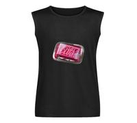 Men's Vest TankFight Club - Soap Bar Logo Men's Sleeveless T Shirt Casual Tops Clothing Black 3XL