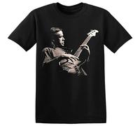 Men's Vitality Jaco Pastorius Jazz Cool Retro Graphic Print New Black Cool Tee T-Shirts Black L