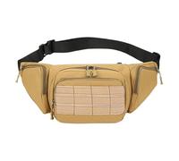 Mens Waist Bag, Portable Nylon Waist Bag, Hip Belt Waist Bag, Utility Hip Pack, Small Fishing Tackle Bag, Outdoor Waist Bag, Hiking Waist Pack, Adjustable Hip Belt Bag for Outdoor Fly Fishing Hiking,
